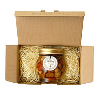 ナッツの蜂蜜漬け